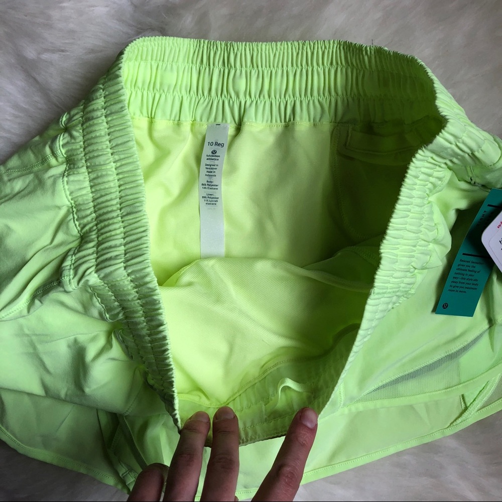 NWT💕Lululemon Hotty Hot Shorts Faded Zap Mesh 10 - Picture 6 of 7